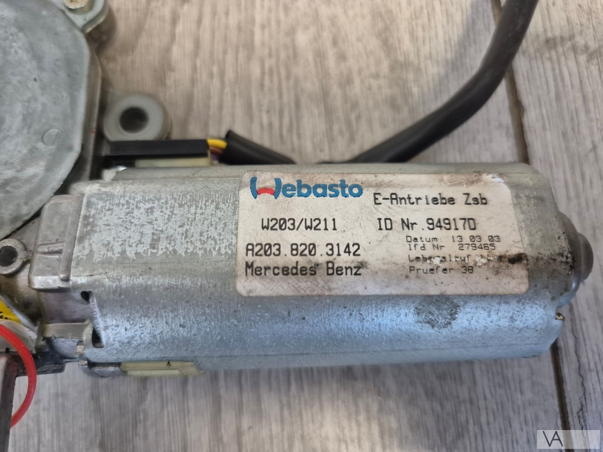 Schuifdak dakmotor Mercedes E klasse W211 a2038203142 €30, Gebruikt, -, Ophalen of Verzenden, -