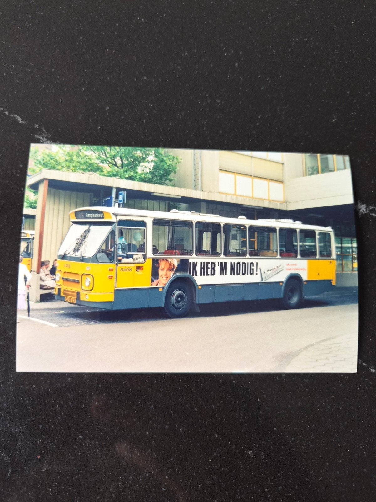 Foto 10x15 bus NZH 6408, Ophalen of Verzenden, Bus of Metro, Overige typen