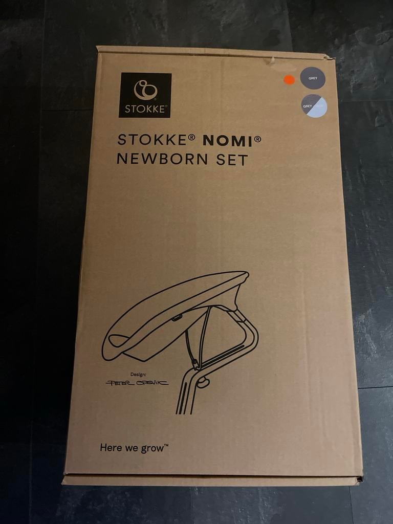 Stokke Nomi Newborn Set - nieuw in de doos niet gebruikt, Wipstoel, Ophalen, Overige merken, Met gordel(s) of riempje(s)