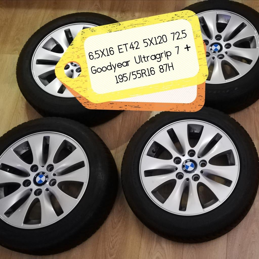 6,5X16 ET42 5X120 72,5, Ophalen, 16 inch, Winterbanden, Banden en Velgen