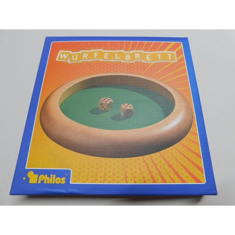 Luxe Houten Dobbelsteenbak 22 Cm, Nieuw, Ophalen of Verzenden, Philos, Philos