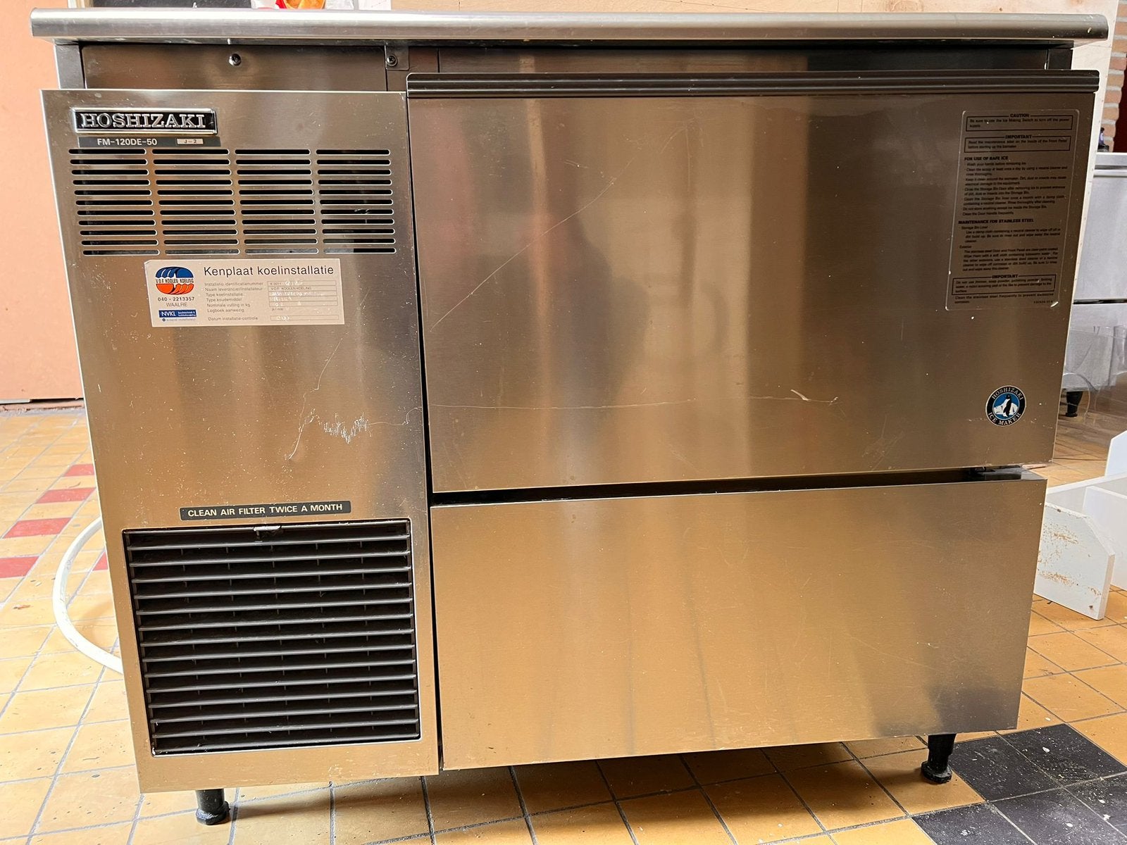 Hoshizaki schilferijsmachine | crushedijs fm-120de-50, Ophalen of Verzenden