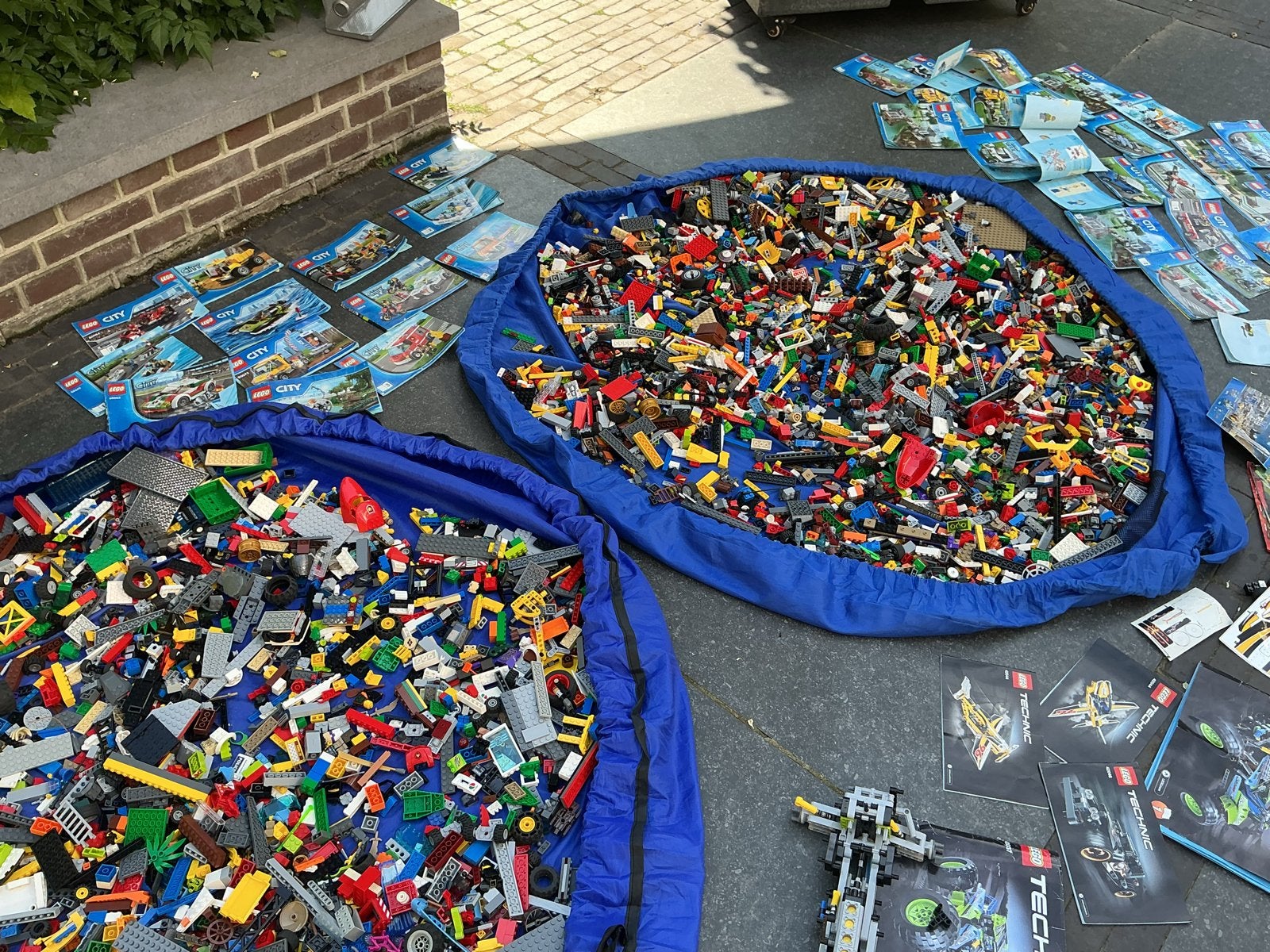 LEGO Technisch / city e.d. grote partij met handleidingen, Kinderen en Baby's, Speelgoed | Bouwstenen, Gebruikt, Overige merken