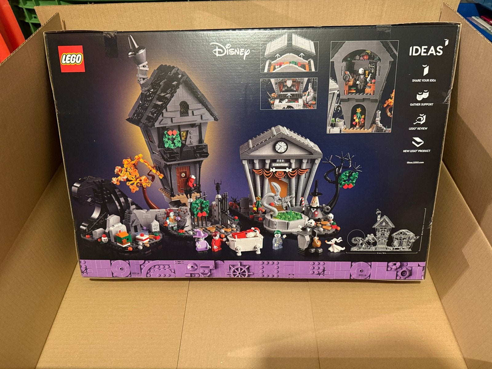 LEGO Ideas Disney The Nightmare Before Christmas 21351, Overige merken, Lego, Verzenden, .