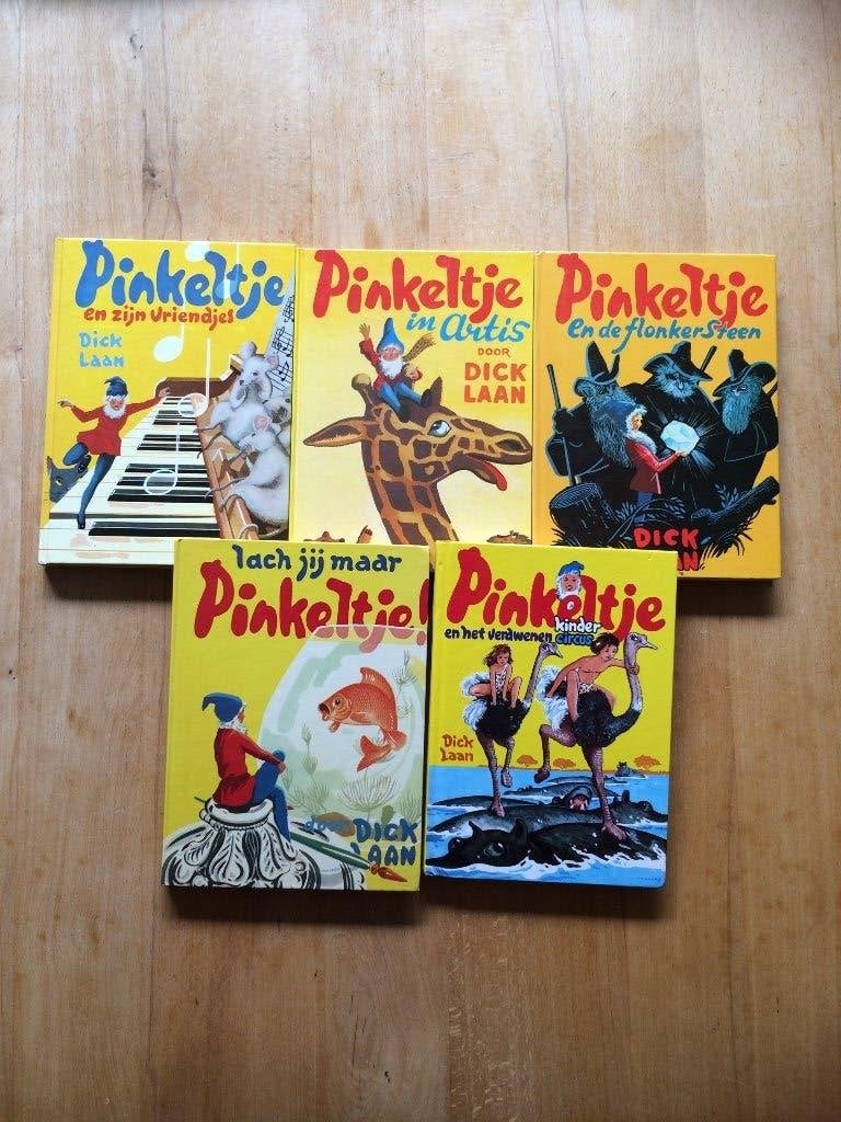 5 Pinkeltje boeken, Gelezen, Ophalen of Verzenden, Sprookjes, Dick laan
