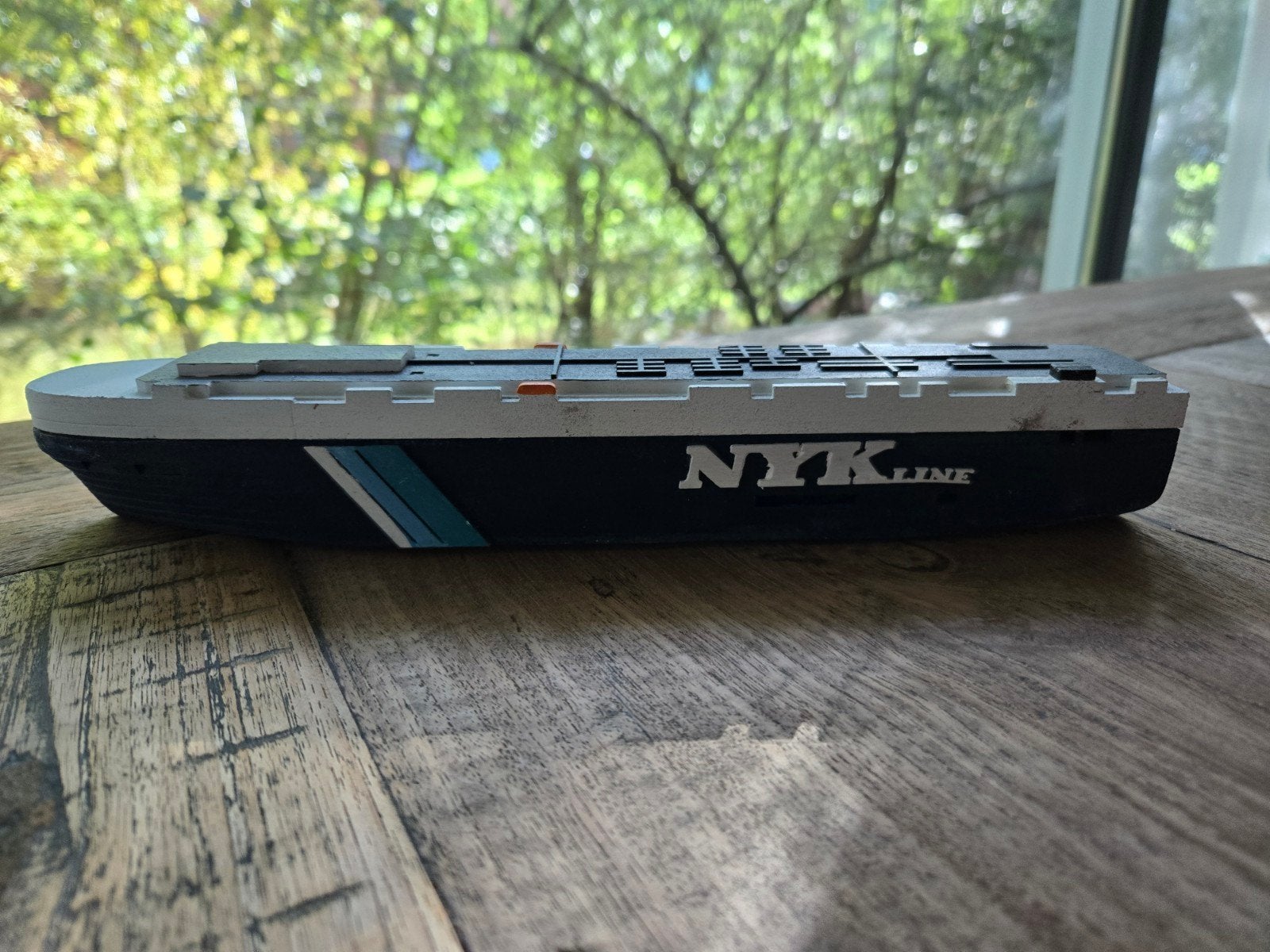 Houten Scheepsmodel NYK Line - Maritiem Verzamelaarsitem, Hobby en Vrije tijd, Ophalen of Verzenden, Gebruikt