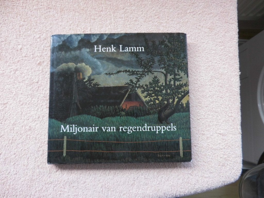 Henk Lamm - Miljonair van regendruppels (Kunstboek), Henk Lamm, Ophalen of Verzenden, Zo goed als nieuw, Schilder- en Tekenkunst