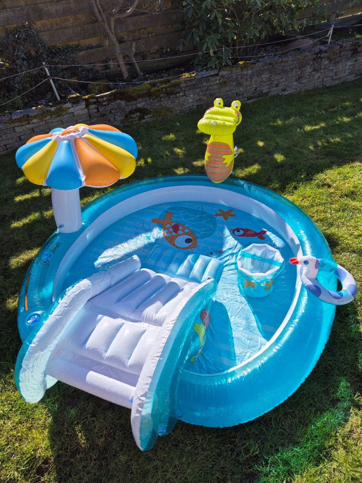 Baby zwembad met glijbaantje, Ophalen, Minder dan 80 cm, Minder dan 200 cm, Opzetzwembad