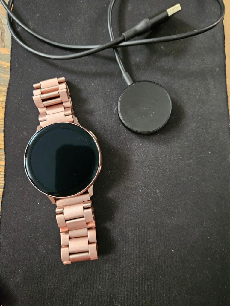 Samsung Galaxy Watch Active2 met nieuw Prime Steel bandje, Ophalen of Verzenden, Zo goed als nieuw, Conditie, Samsung