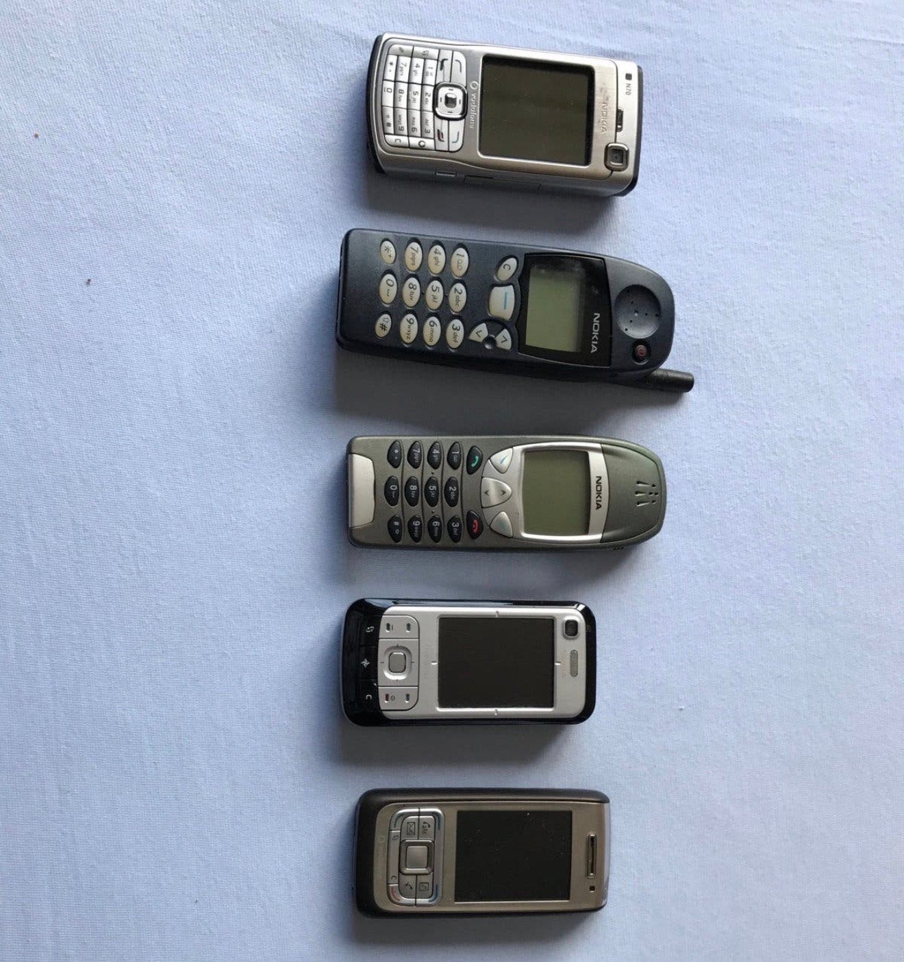 Nokia, diverse modellen, Ophalen, Gebruikt, Zwart