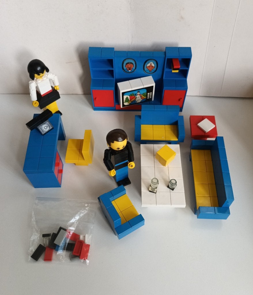 Vintage Lego 264 doos compleet met inhoud en instructie Sten, Compleet, Lego, Ophalen of Verzenden, Zo goed als nieuw