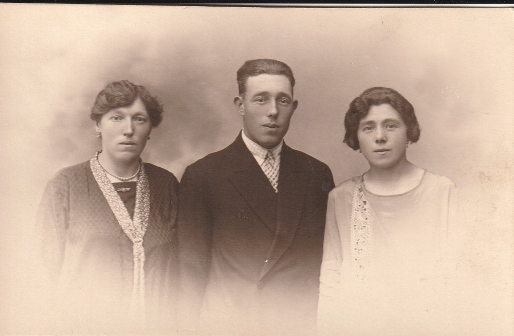 fotokart  -   familie  foto, Verzenden, Voor 1940, Zo goed als nieuw