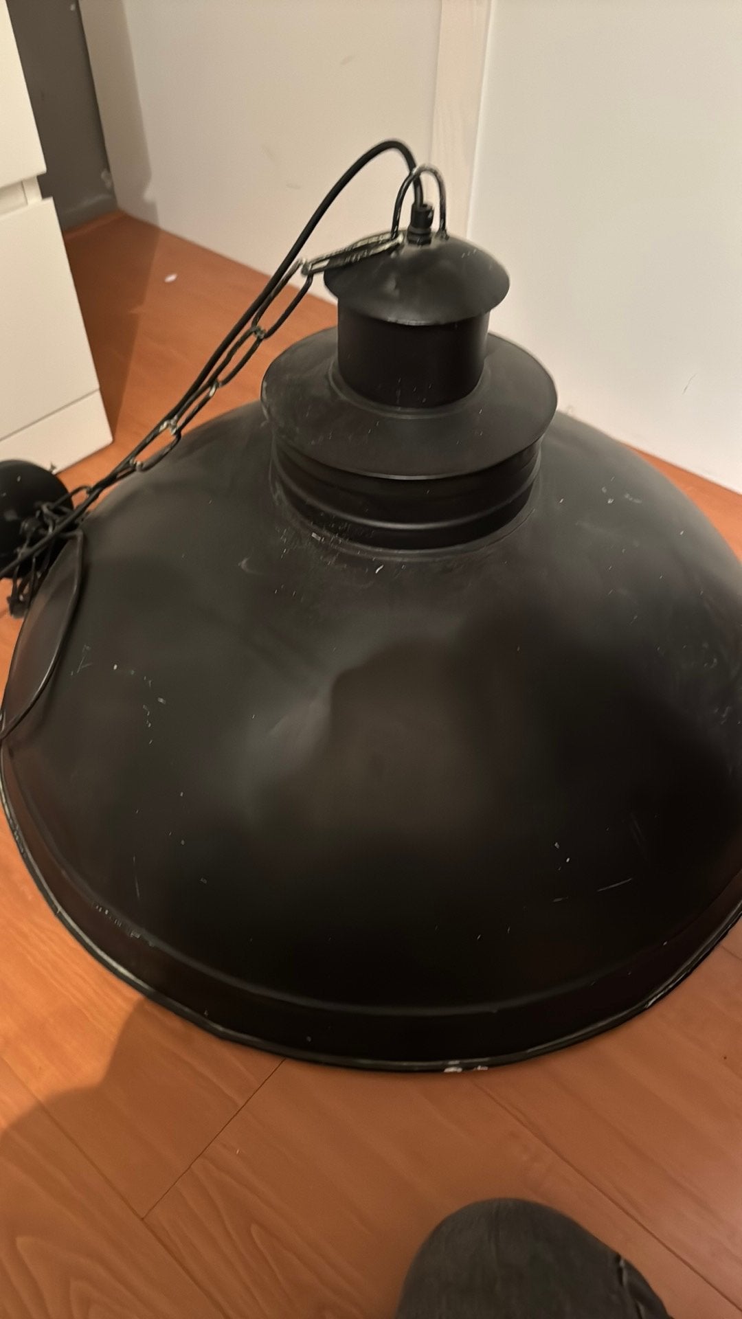Grote hanglamp, Ophalen, Zo goed als nieuw