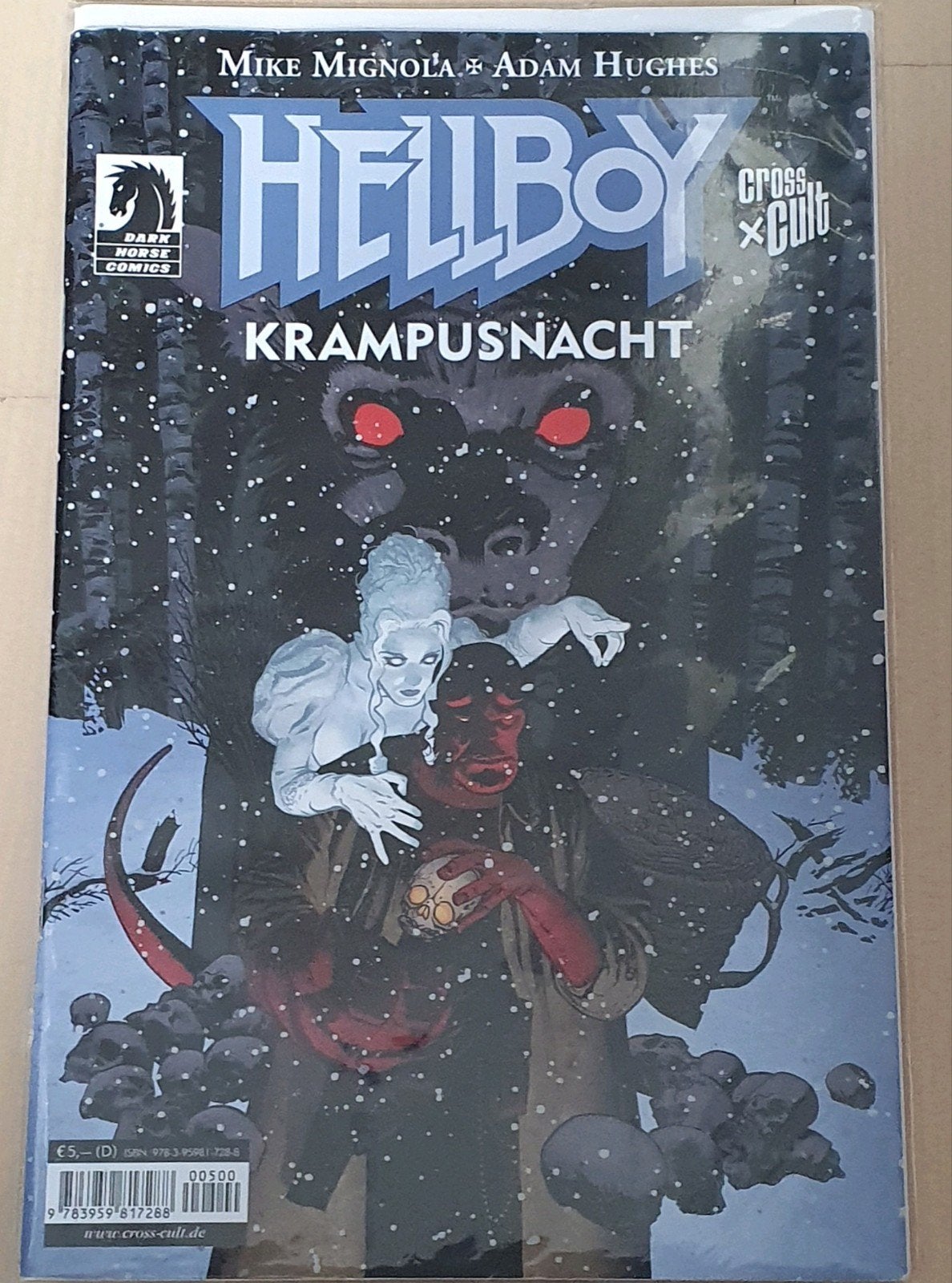 Hellboy: Krampusnacht - Mike Mignola & Adam Hughes, Boeken, Strips | Comics, Eén comic, Ophalen of Verzenden, Zo goed als nieuw