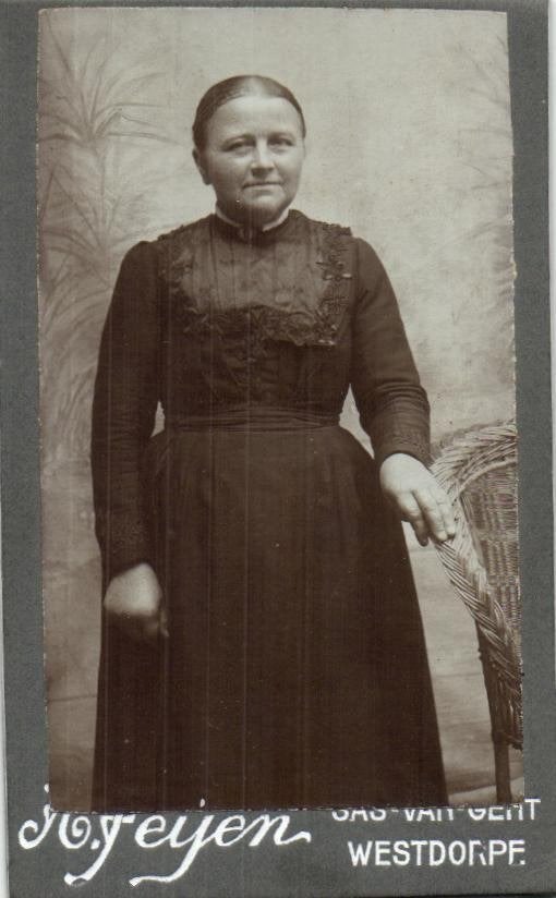 CDV - H. Feyen - Sas van Gent / Westdorpe, Verzamelen, Gebruikt, Verzenden, Foto, Voor 1940