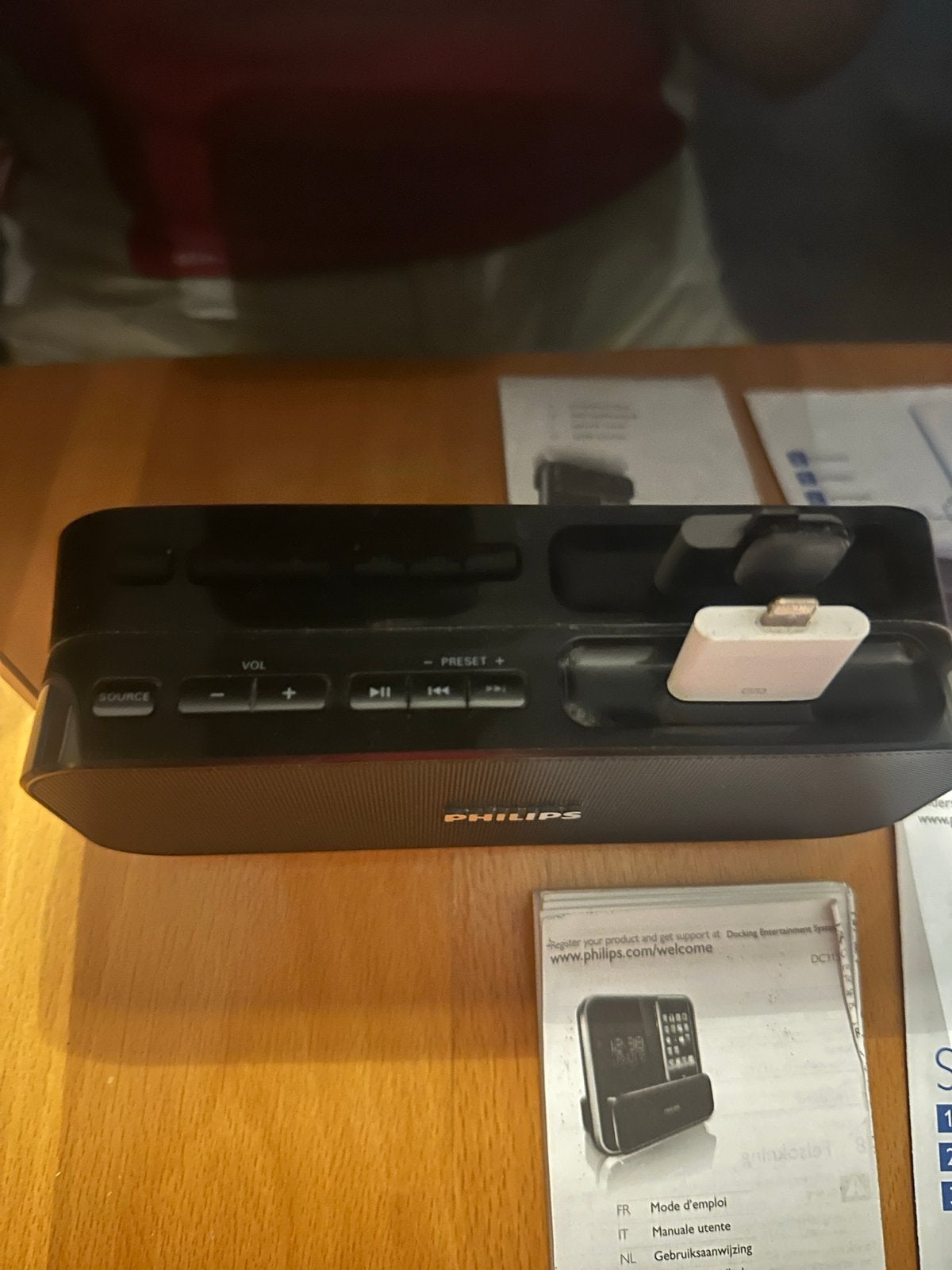 Philips Docking Entertainment System DC315/12, Philips, Gebruikt, Tuner of Radio, Draagbaar