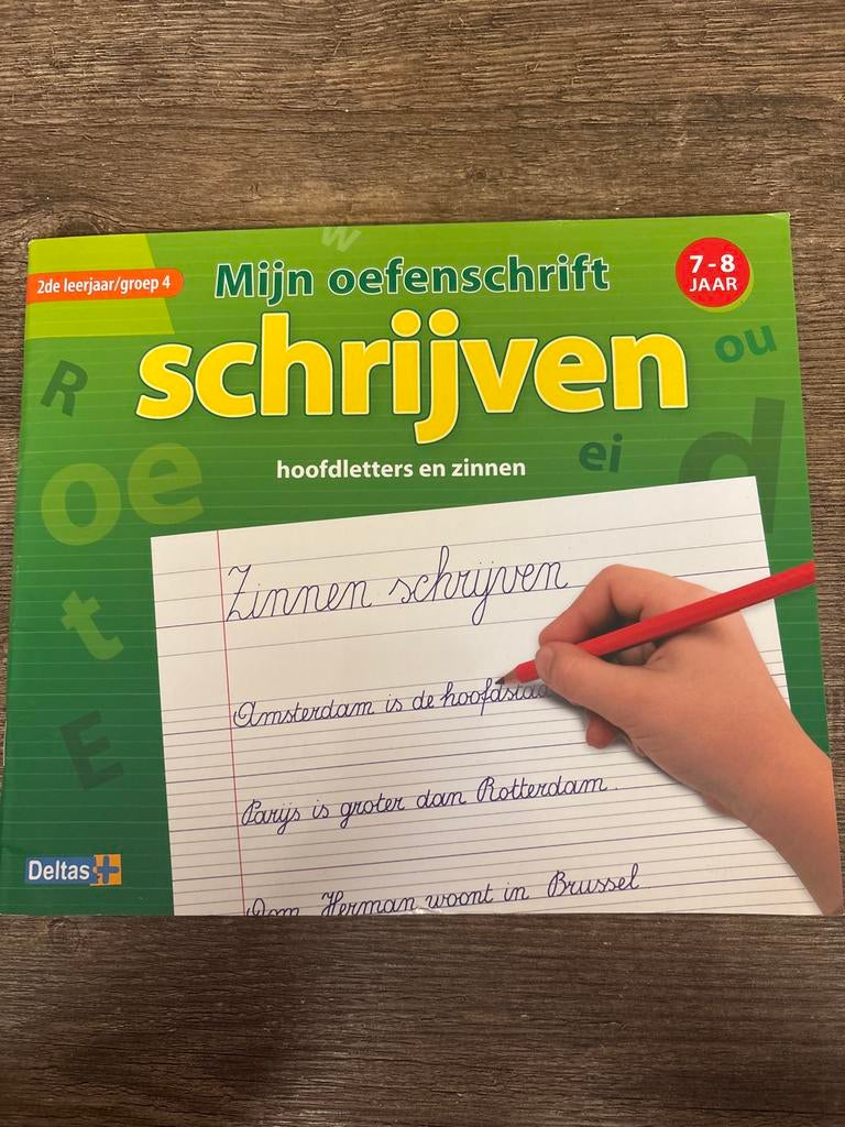 Mijn oefenschrift schrijven hoofdletters en zinnen, Ophalen of Verzenden