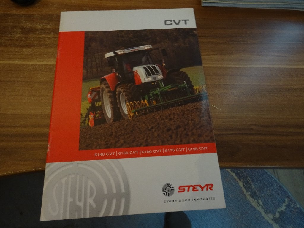 Steyr CVT Trekker folder, Boeken, Ophalen of Verzenden, Zo goed als nieuw, Folder