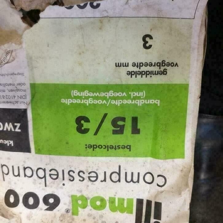 AANTAL ROLLEN DIKKE  COMPRESSIEBAND MAVOTEX 600 VOOR AFDICHT, Kunststof, Deurkozijn, Nieuw, Ophalen