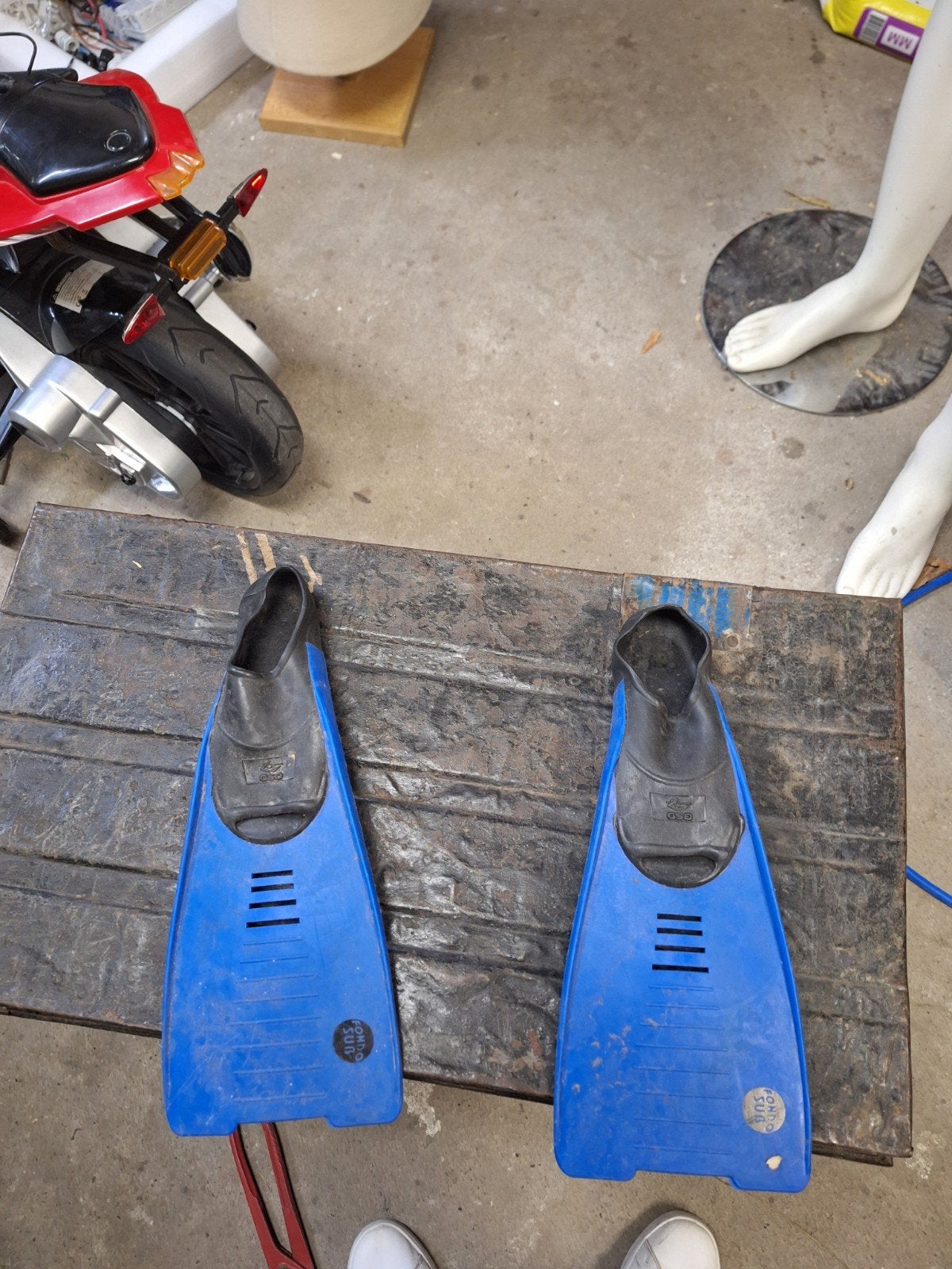flippers, Watersport en Boten, Watersportkleding, Ophalen of Verzenden, Gebruikt, Kind, Overige typen