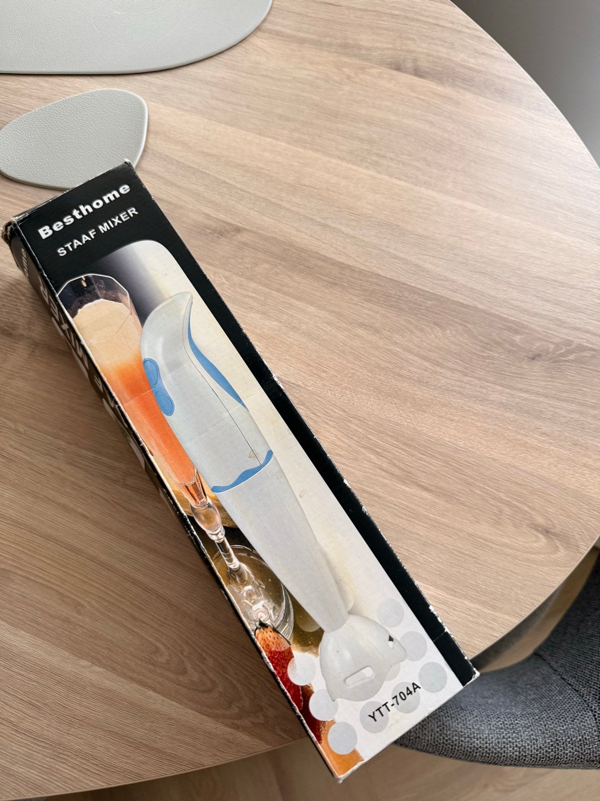 Besthome Staafmixer YTT-704A - Nieuw in doos, Minder dan 1 liter, Ophalen, Nieuw, 2 snelheden