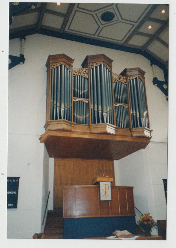 Deventer Orge Chr. Geref. Kerk FOTO 1994, Ophalen of Verzenden, 1980 tot heden, Overijssel