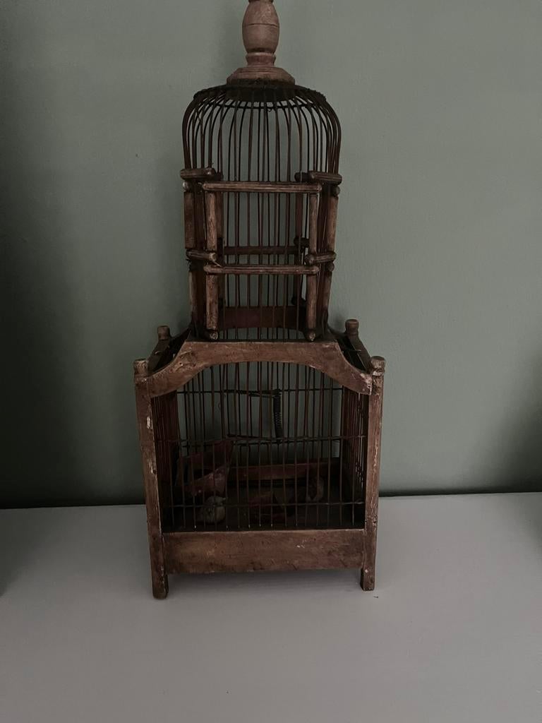 Leuk oud vogelkooitje, Ophalen of Verzenden
