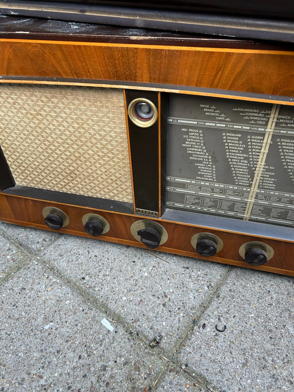 Vintage Moyyy Radio - Houten Behuizing, Antiek en Kunst, Ophalen of Verzenden