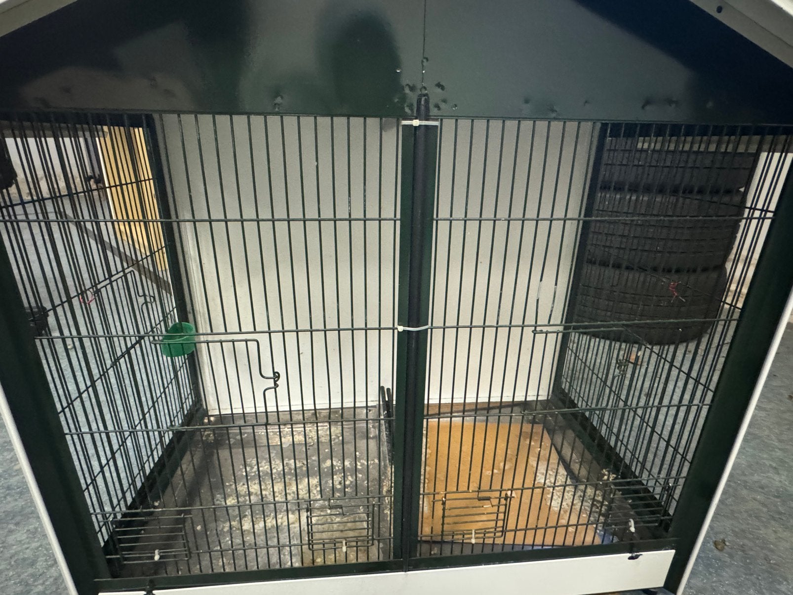 Grote XL vogelkooi / volière met dak (ca. 1 meter breed), Ophalen, Gebruikt, 110 cm of meer