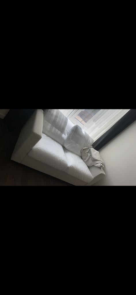 VIMLE NN 2 zits gunnared  beige., Huis en Inrichting, Banken | Bankstellen, 75 tot 100 cm, Hout, Ophalen of Verzenden