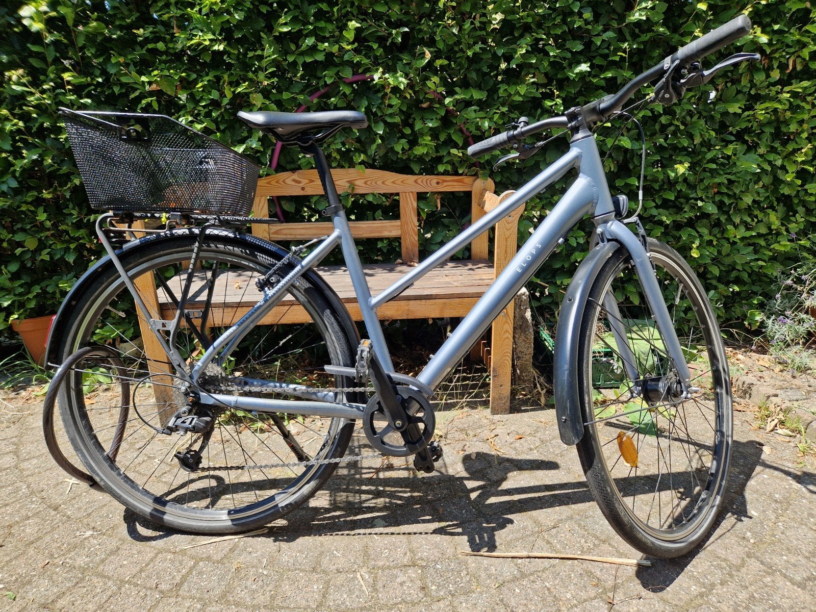 Nette, sportieve stadsfiets met 9 versnellingen, Ophalen