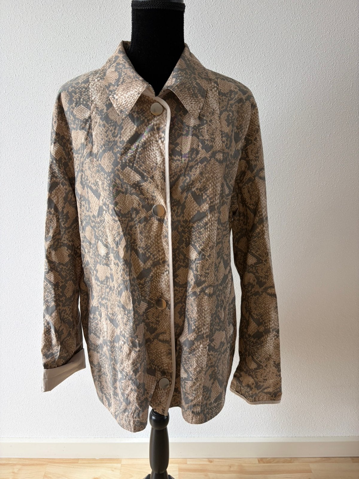 Marcona reversible jas maat 42, Ophalen of Verzenden, Zo goed als nieuw, Maat 42/44 (L), Beige