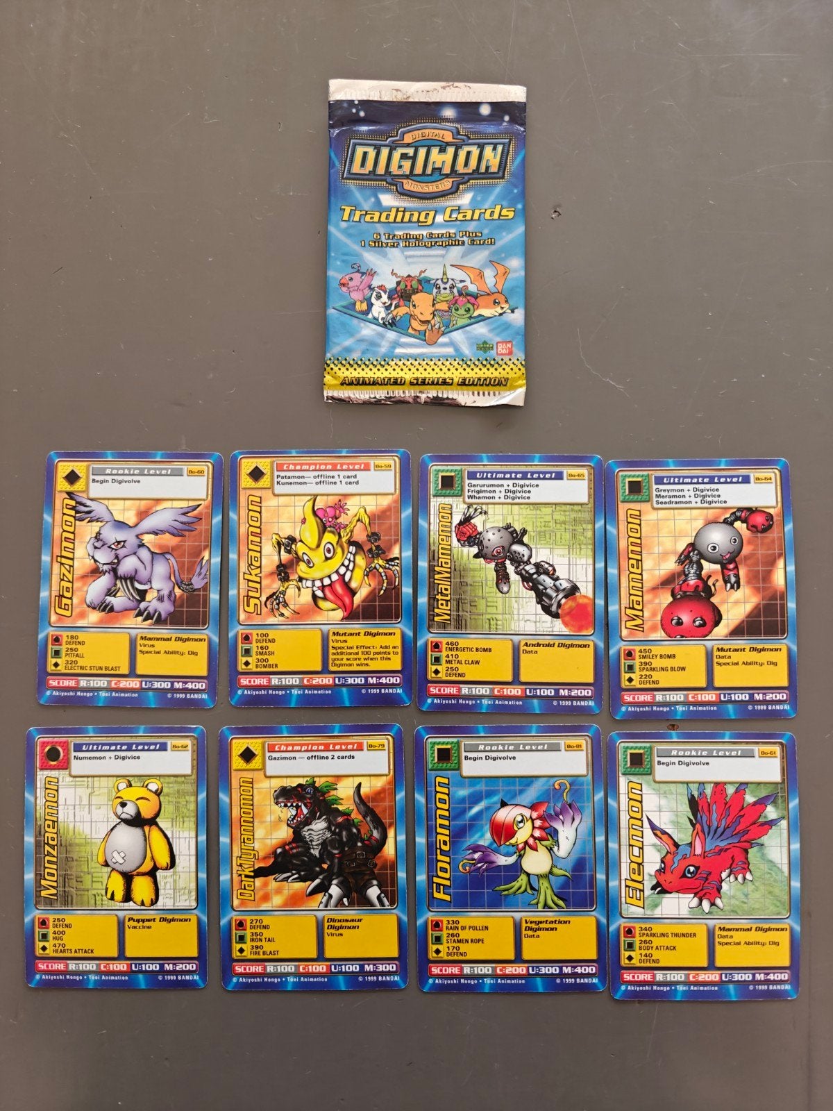 Pakje Originele Bandai Digimon Trading Cards, Ophalen of Verzenden, Zo goed als nieuw, Meerdere kaarten