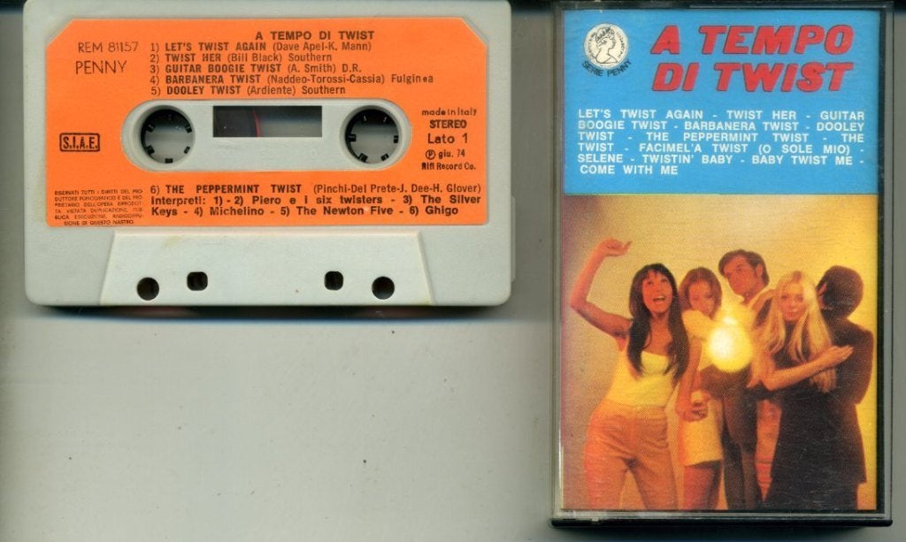 A Tempo Di Twist diverse artiesten 12 nrs cassette 1974 ZGAN, Ophalen of Verzenden, Zo goed als nieuw, Origineel, 1 bandje
