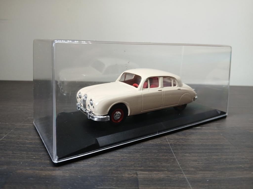 Eligor 1127 - 1:43 Jaguar MK1 1960 Beige., Ophalen of Verzenden, Zo goed als nieuw, Auto, Overige merken