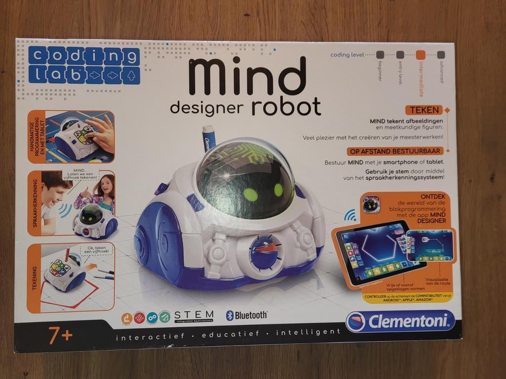 Clementoni Mind Designer Robot - Interactief & Educatief, Ophalen, Zo goed als nieuw, Bouwen, Met geluid
