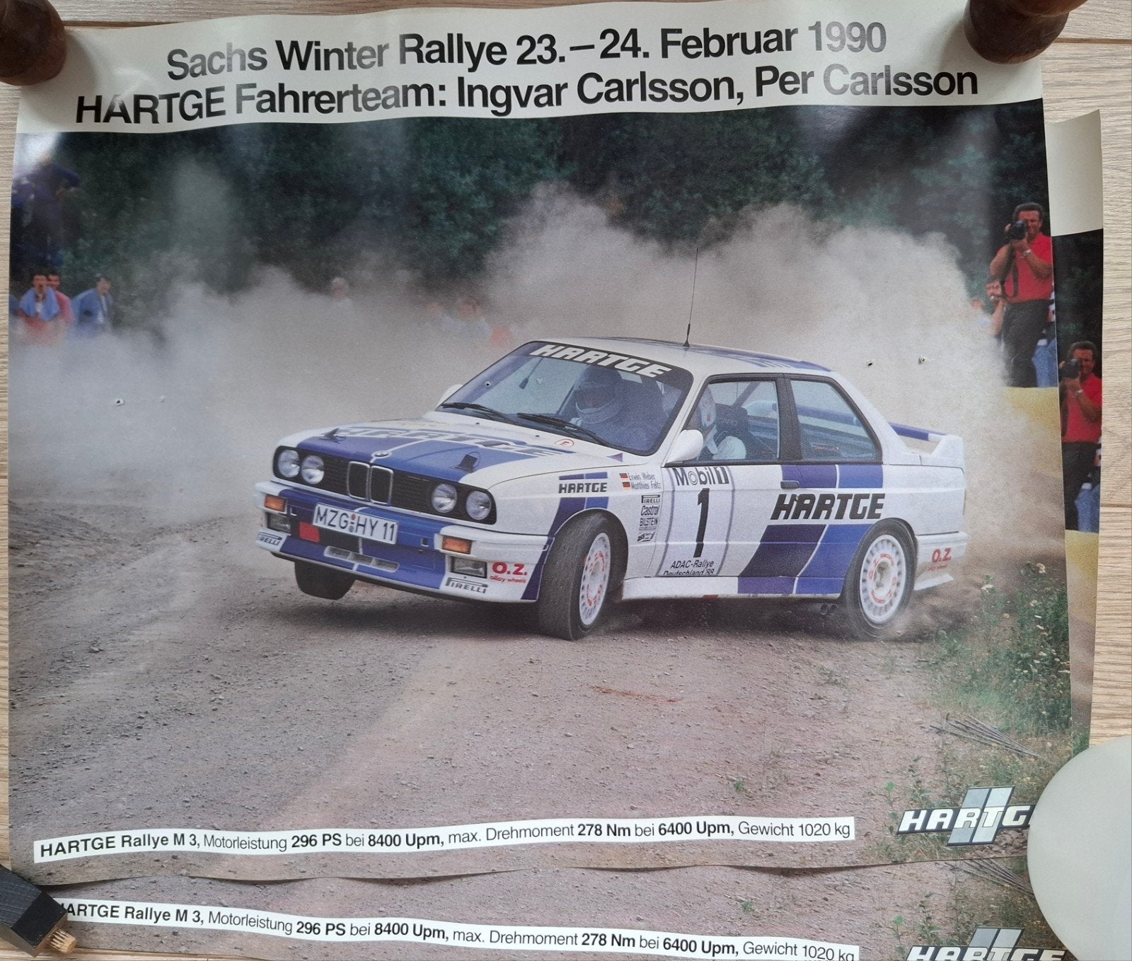 BMW M3 Hartge en 3 serie Marlboro. Papieren postertjes. € 10, Ophalen of Verzenden, Zo goed als nieuw, BMW