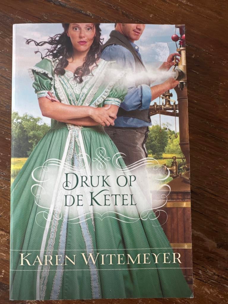 Druk op de Ketel - Karen Witemeyer (Roman), Ophalen of Verzenden, Zo goed als nieuw, Nederland