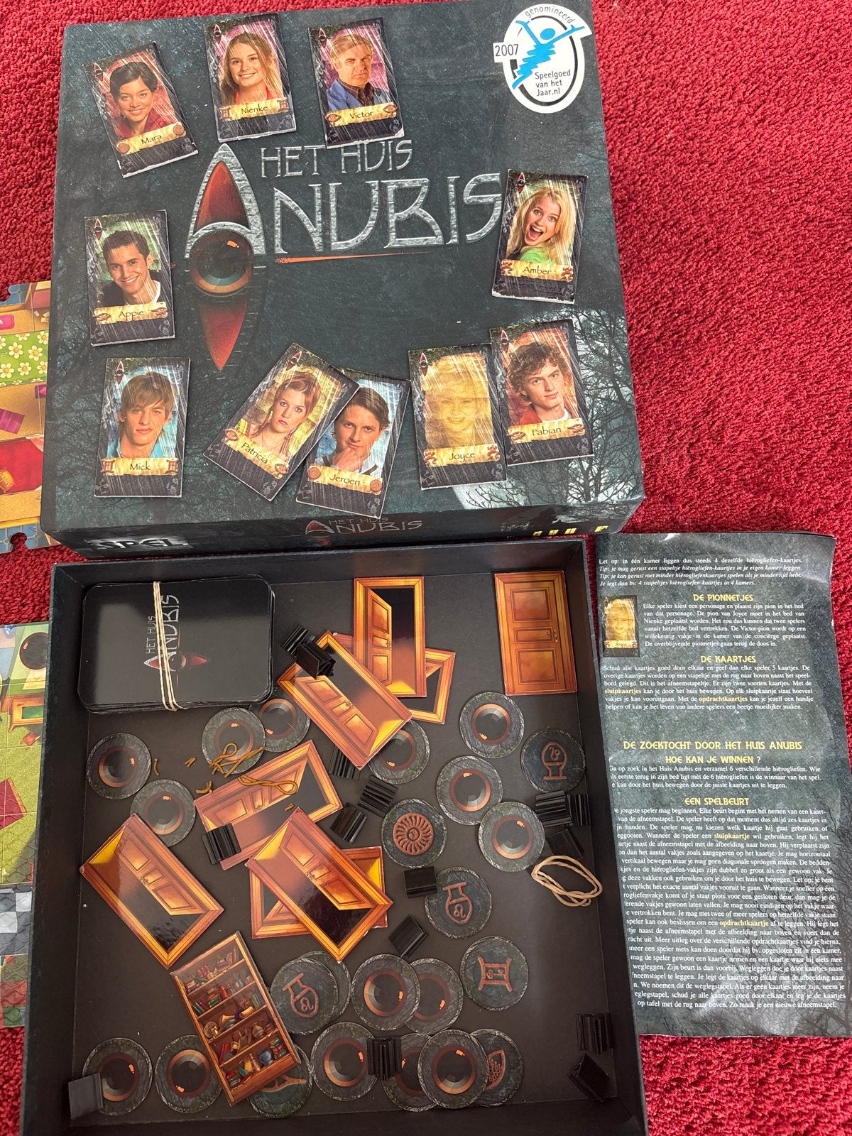Het Huis Anubis Bordspel - Compleet en in goede staat, Drie of vier spelers, Ophalen of Verzenden, Gebruikt