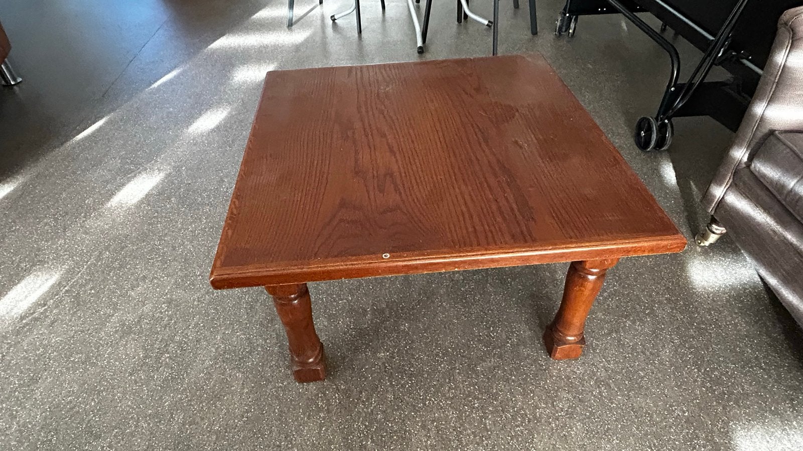 Eiken Salontafel, Ophalen, Gebruikt, 50 tot 100 cm, 5 – 50