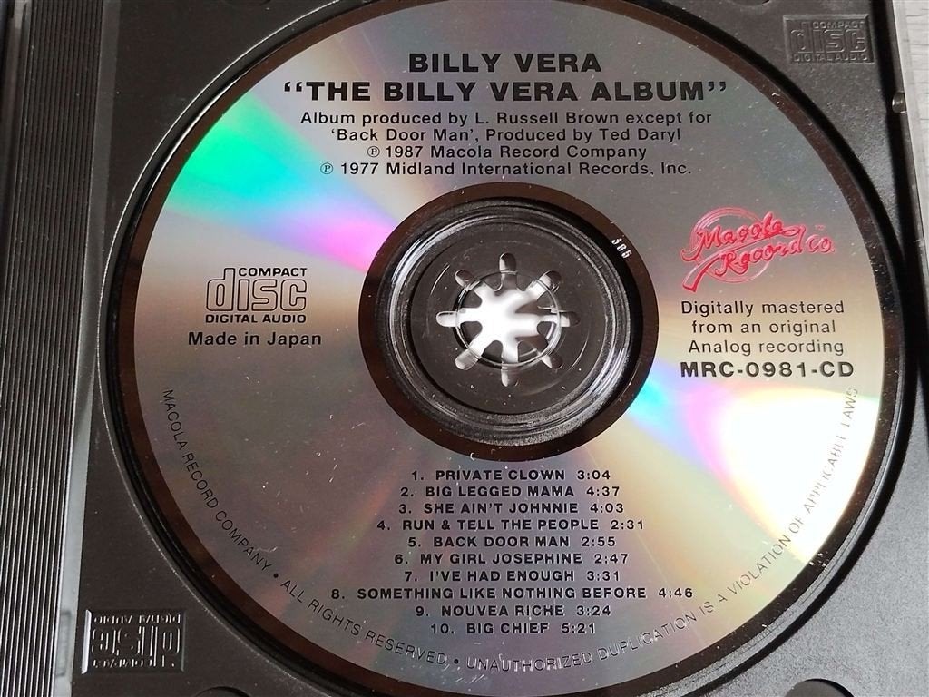 Billy Vera - The Billy Vera Album, Ophalen of Verzenden, Zo goed als nieuw, Pop, Album