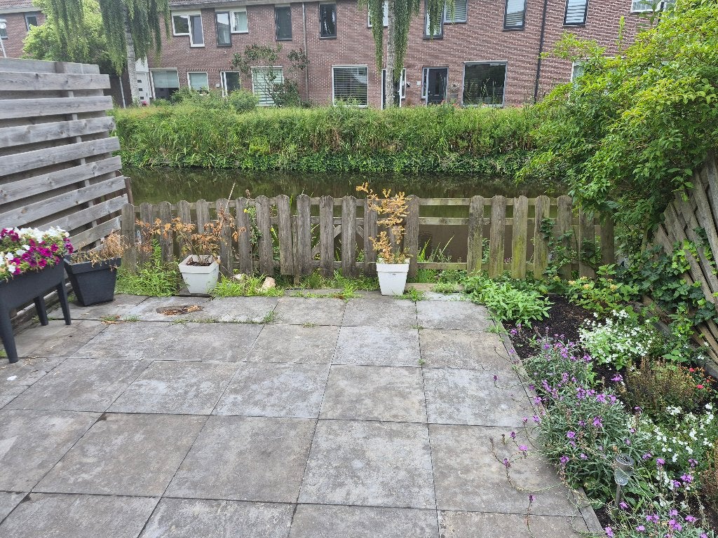 Chinese spotted bluestone hardsteen 60x60, Tuin en Terras, Ophalen, Gebruikt, Terrastegels, Natuursteen