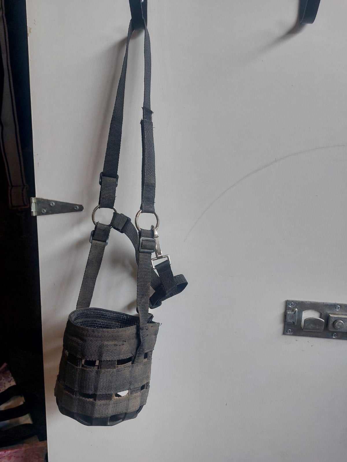 Graasmasker maat cob verstelbaar, Ophalen, Gebruikt