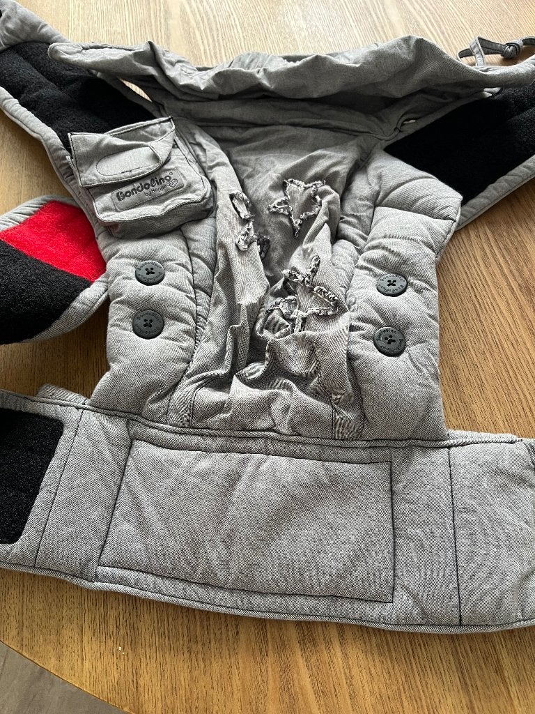 Bondolino draagzak, Kinderen en Baby's, Babydragers en Draagdoeken, Buik of Rug, Zo goed als nieuw, Draagzak, Ophalen