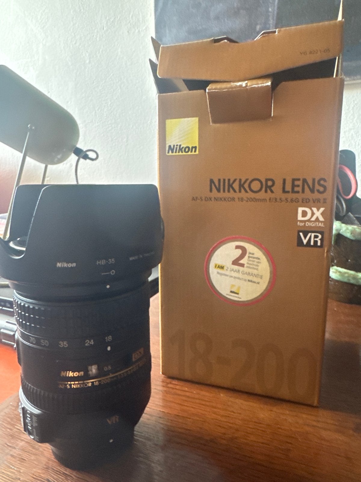 Nikon AF-S DX NIKKOR 18-200mm f/3.5-5.6G ED VR II Lens, Audio, Tv en Foto, Fotografie | Lenzen en Objectieven, Ophalen of Verzenden