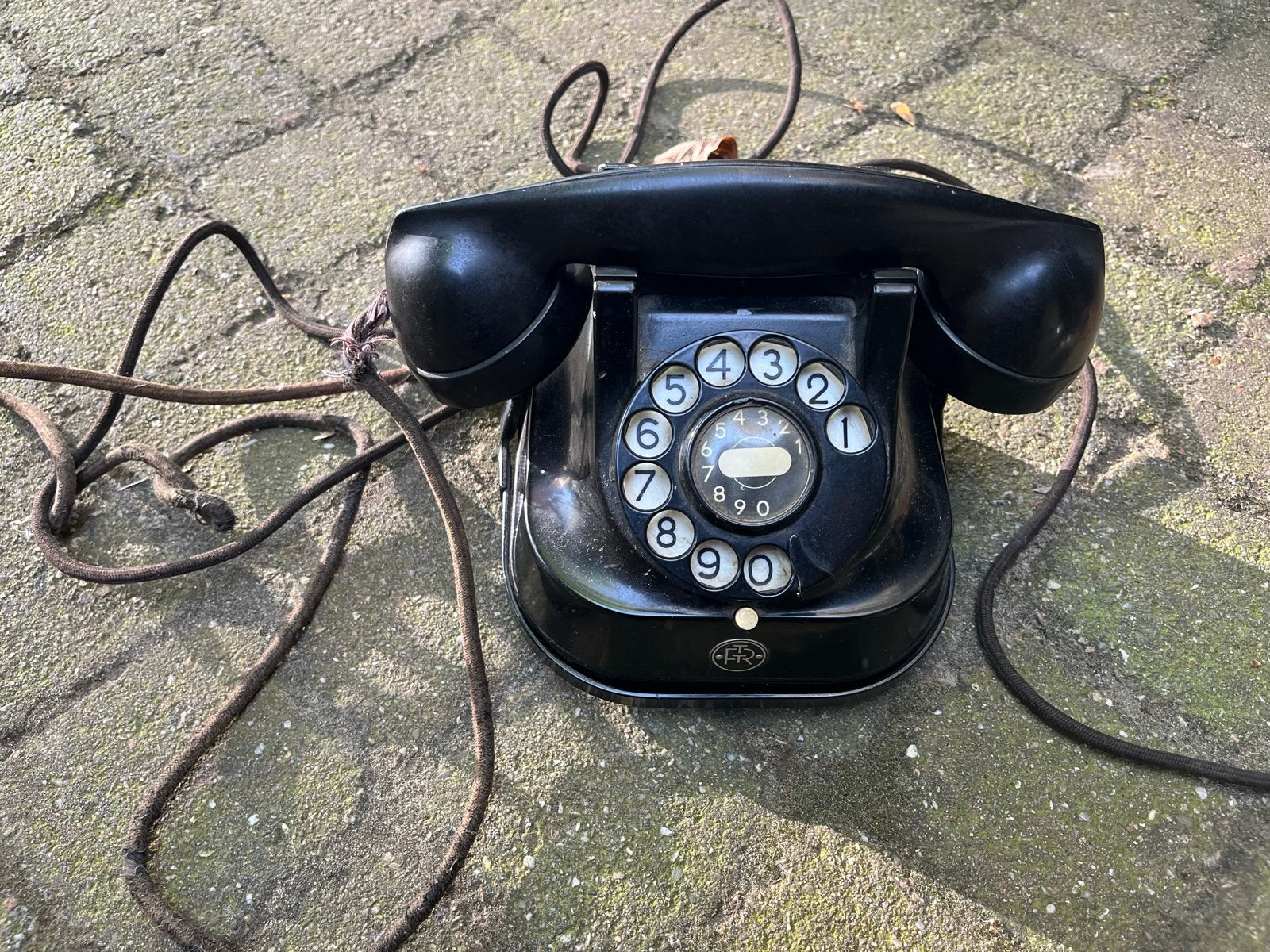 Vintage bakelieten RTT Telefoontoestel - Jaren '50, Ophalen of Verzenden, Gebruikt, Bakeliet