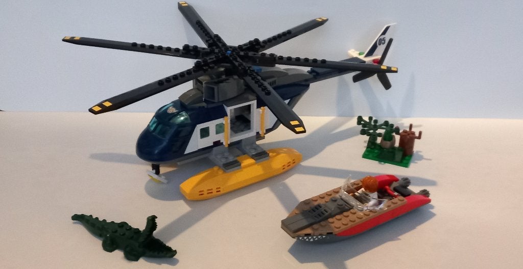 Lego 60067 Helikopter achtervolging, Lego, Inclusief instructies, Ophalen of Verzenden, Complete set