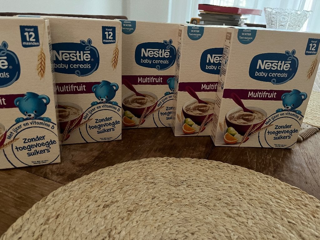 5xBabypap Nestle multifruit v/a 12maanden, Onaangebroken, Ophalen of Verzenden, Nieuw, Overige typen