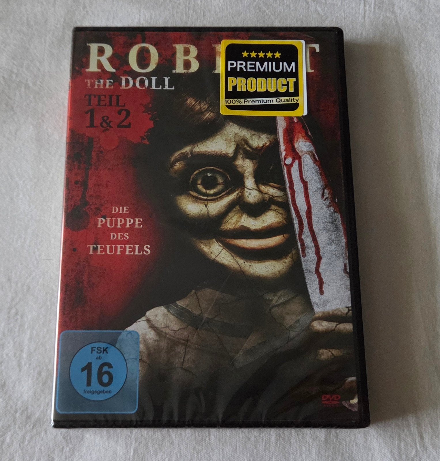 Robert The Doll Part 1 & 2 Sealed Dvd Horror IMPORT, Vanaf 16 jaar, Ophalen of Verzenden, Nieuw in verpakking