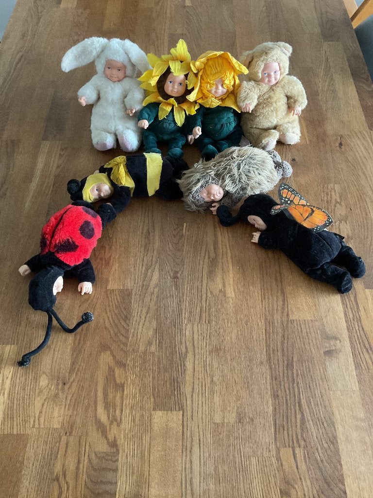Anne geddes poppetjes, Ophalen, Gebruikt